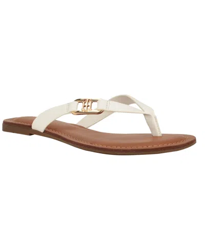Tommy Hilfiger Liande Thong Sandal In White