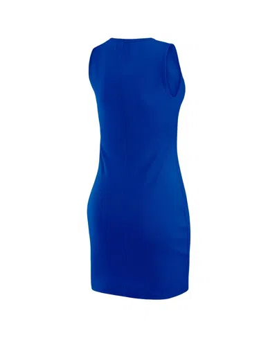 Wear By Erin Andrews Women's Royal Buffalo Bills Ribbed Tank Dress In Blue