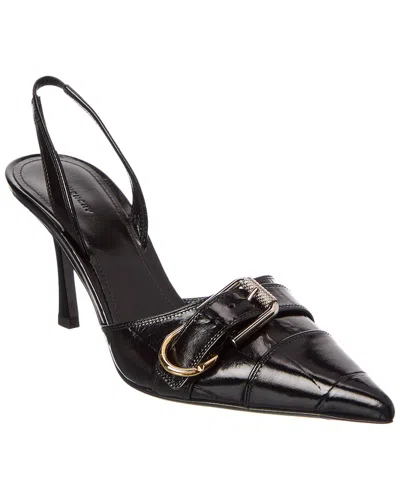 Givenchy Voyou 45 Leather Slingback Pumps In Black
