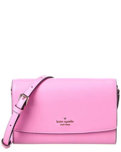 Kate Spade New York Perry Saffiano Leather Wallet On A String In Gold