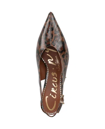 Circus Ny By Sam Edelman Women's Fawn High-vamp Pointed Toe Pumps In Brown