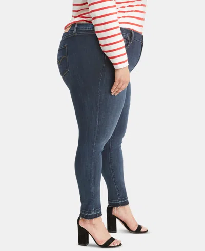 Levi's Trendy Plus Size Boyfriend Jeans In Blue