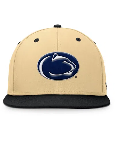 Fanatics Men's Khaki/black Penn State Nittany Lions Balance Fitted Hat In Brown