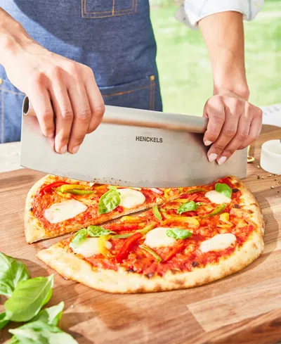 Henckels Bbq 2-pc. Pizza Prep And Cut Set In Silver