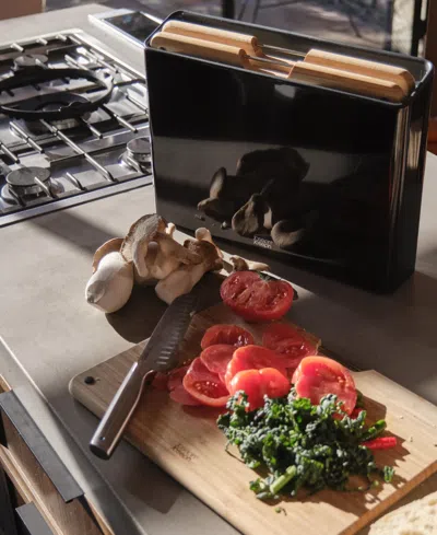 Joseph Joseph Folio Steel 3-piece Chopping Board Set In Black