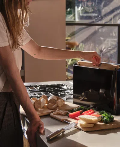 Joseph Joseph Folio Steel 3-piece Chopping Board Set In Black