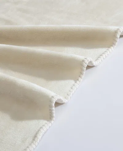 Calvin Klein Modern Reversible Solid Throw, 70 X 50 In Neutral