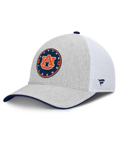 Fanatics Men's Heather Gray/white Auburn Tigers Trigger Flex Hat In Multi