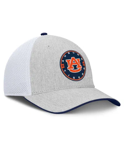 Fanatics Men's Heather Gray/white Auburn Tigers Trigger Flex Hat In Multi