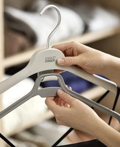 Joseph Joseph Orderly Long Garment Hangers, 4 Pack In Neutral