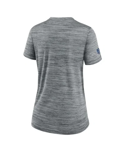 Nike New England Patriots Sideline Team Issue Velocity  Women's Dri-fit Nfl T-shirt In Gray
