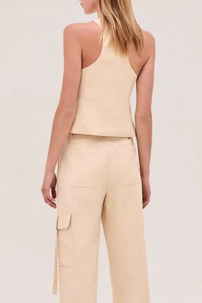 Alexis Lucky Vest With Faux Front Pockets In Havana In Neutral