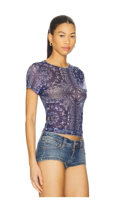 Miaou Mini Tee In Blue