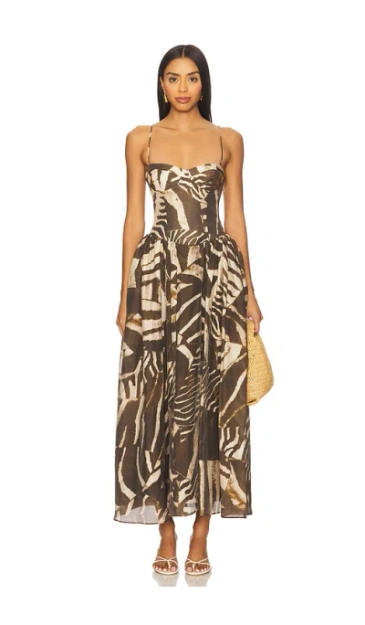 Bardot Estie Printed Maxi Dress In Multi