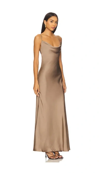 MONROE 垂坠领长款连衣裙