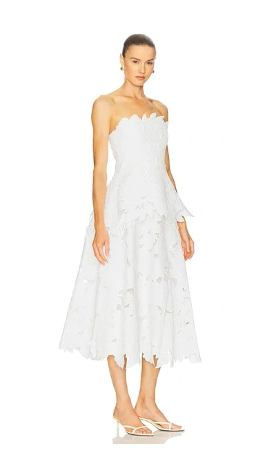 Simkhai Audrey Midi Dress In White