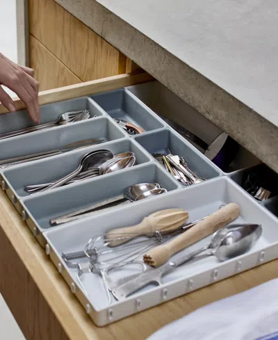 Joseph Joseph Blox 10-pc. Modular Drawer Organizer Set In Gray