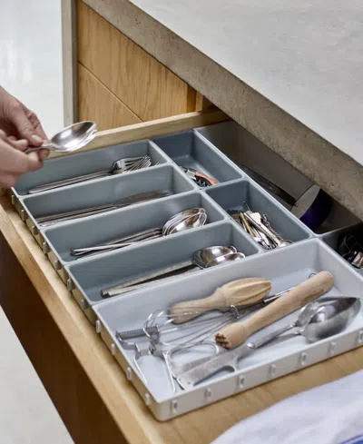 Joseph Joseph Blox 10-pc. Modular Drawer Organizer Set In Gray