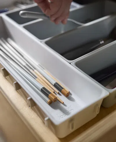 Joseph Joseph Blox 10-pc. Modular Drawer Organizer Set In Gray