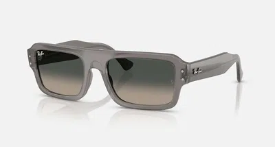 Ray Ban Ray-ban 56mm Rectangular Sunglasses In Gray