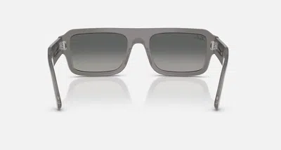 Ray Ban Ray-ban 56mm Rectangular Sunglasses In Gray