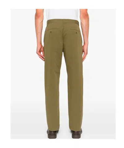 Apc Lawrence Chino With Belt Loops And Pockets In Green