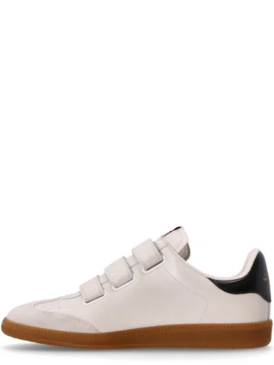 Isabel Marant Calfskin Sneakers Leopard Detail In Multi