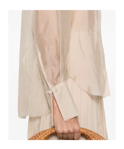 Forte Forte Organze Shirt In Nude