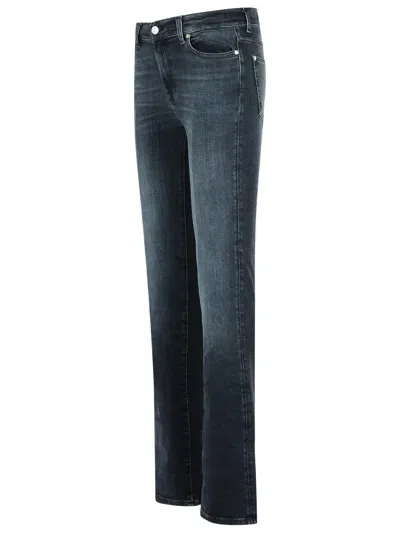 7 For All Mankind Logo Denim Jeans In Black