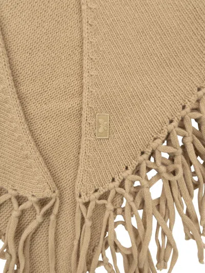 Weekend Max Mara Triangle Shawl In Brown