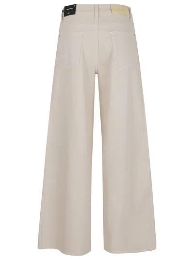 7 For All Mankind High-waisted Denim Jeans With Relaxed Fit In Neutral