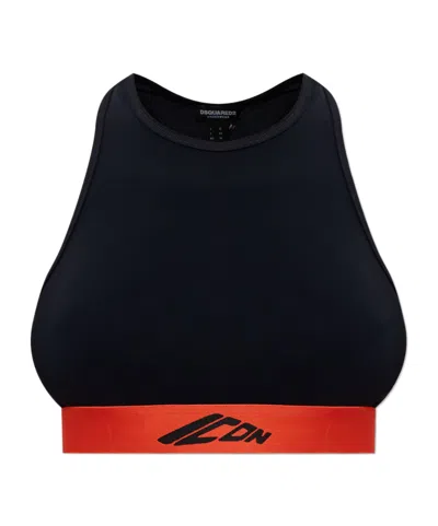 Dsquared2 Sleeveless Top In Multi