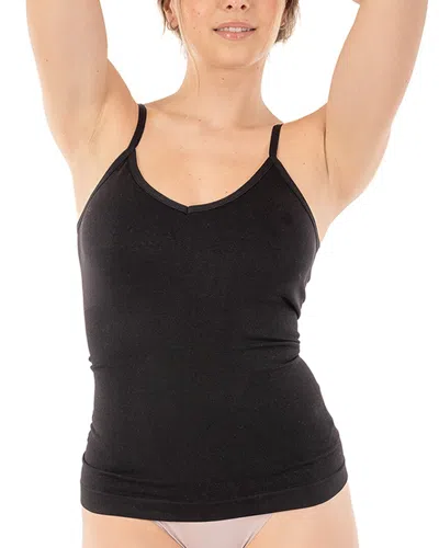Body Beautiful Seamless Shaping Reversible Camisole In Black
