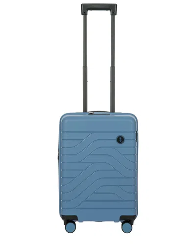 Bric's B Y Ulisse 21 Carry-on Expandable Spinner In Blue