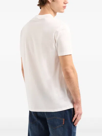 Armani Exchange Logo-print T-shirt In White