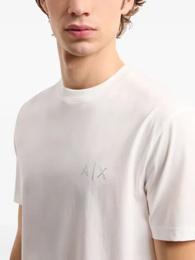 Armani Exchange Logo-print T-shirt In White