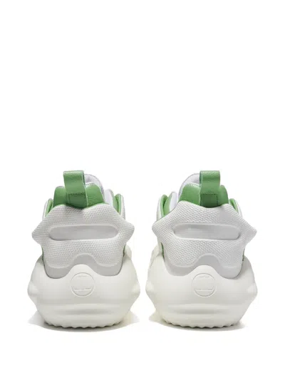 Leandro Lopes Mining Logo-detail Sneakers In White