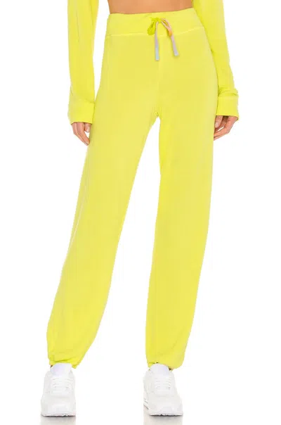 Sundry Basic Sweatpant In Lemonade In Yellow