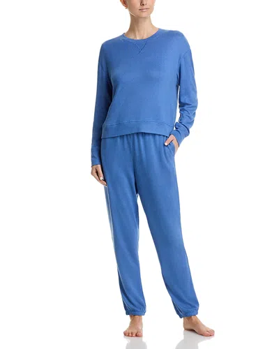 Aqua Sleep Lazy Days Pajama Set - Exclusive In Blue