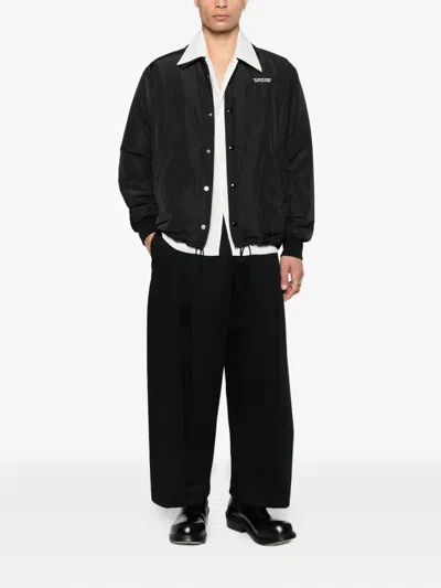 Undercover Press-stud Fastening Jacket In Black
