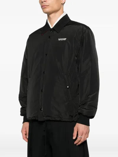 Undercover Press-stud Fastening Jacket In Black