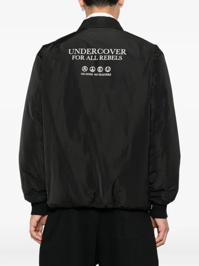 Undercover Press-stud Fastening Jacket In Black