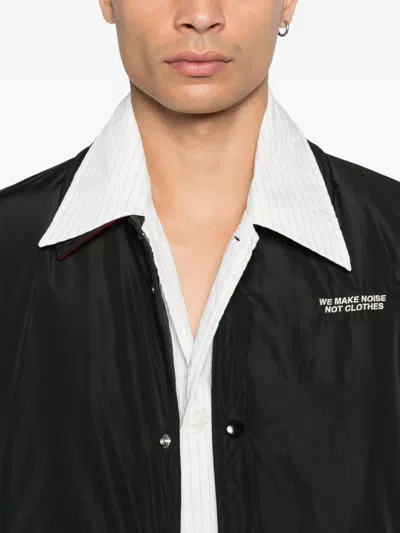 Undercover Press-stud Fastening Jacket In Black