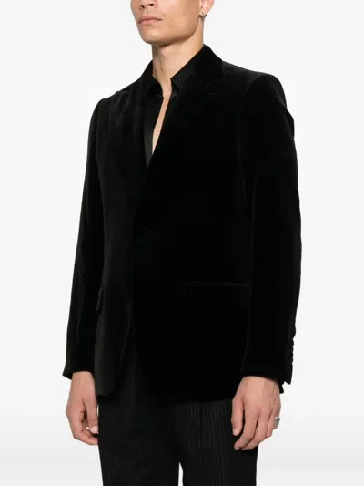 Lardini Single-breasted Blazer In Black