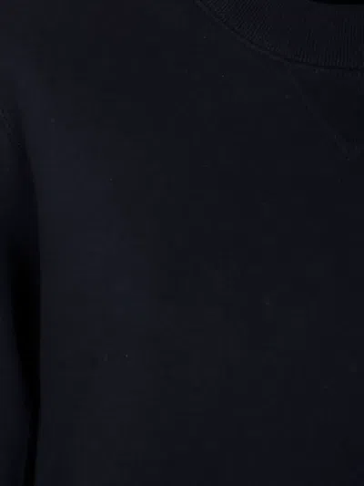 Sacai Sponge Sweat Round Neck Pullover In Black