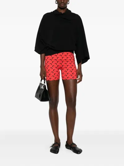 新月图案打底裤袜