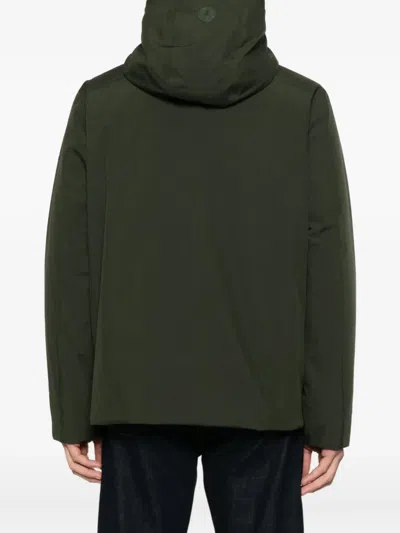 Save The Duck Lightweight Green Jacket And Functional Attributes In Green