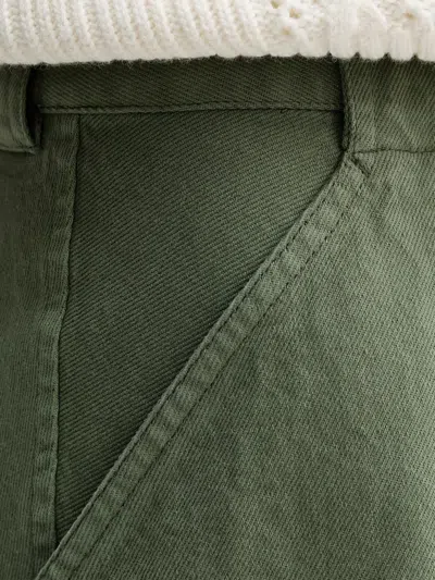 Apc Laurie Midi A-line Skirt In Green