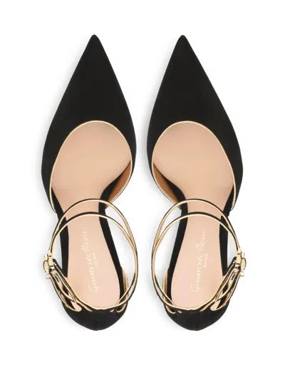 Gianvito Rossi 'ivette' Pumps Featuring Open Sides In Black