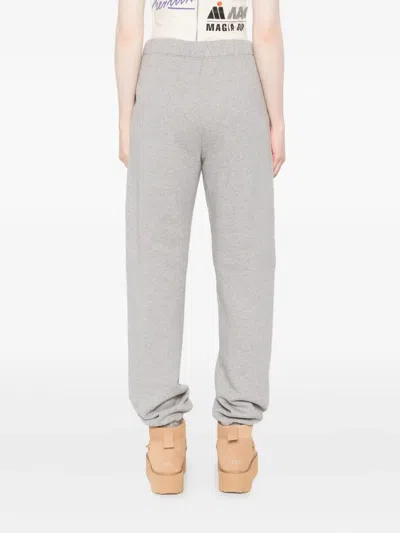 Attico Embroidered-logo Track Pants In Gold